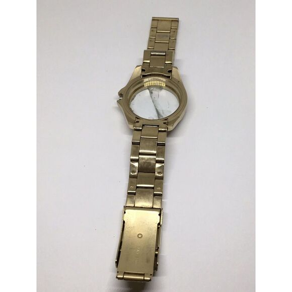 Authentic Fossil Watch Parts Links Case Band 18mm Stainless Steel Gold A673 - Picture 5 of 10